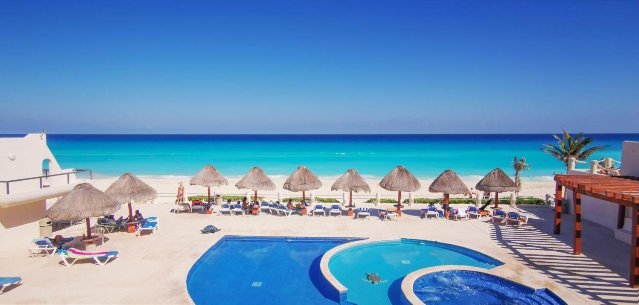 Villa Aurora Beautiful Beachfront Apartment Cancún Zewnętrze zdjęcie